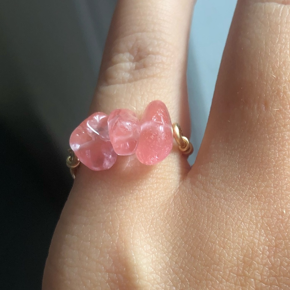 Melting Cluster Gold Ring